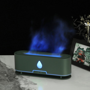 Diffuseur d'arômes et humidificateur 0,5L, grain de bois foncé, avec télécommande lumineuse, pour usage domestique et commercial - Product Image 5
