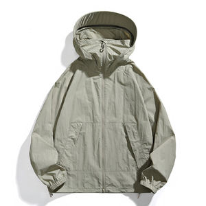 Vêtements de protection solaire pour hommes et femmes, nouvelle veste d'été anti-UV, coupe ample, coupe-vent, manteau fin, confortable, respirant, tendance, toile - Product Image 4