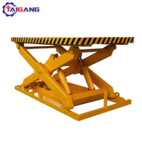 Plataforma Elevadora de Tijera Eléctrica Taigang TGZG-G 1M-4M, Altura de Elevación 500kg-4000kg, Accionamiento Hidráulico, Control Remoto Inalámbrico, 10m