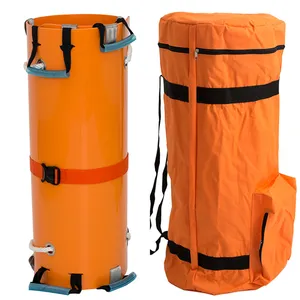 Portable Air Outdoor Mountain Battle Rescue Roll-type Medical Emergency Folding Stretcher Transport Injured Wounded
