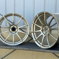 Jantes de voiture en aluminium forgé 6061-T6 avec revêtement en poudre, styles personnalisés pour voitures de course avec design personnalisable - Marque OEM