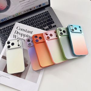 Funda para iPhone 17 con Ventana Grande y Degradado, Acabado Mate AG para Apple 16 Pro Max, Simple, Resistente a Impactos, Borde Suave, Carcasa Rígida para 15 - Product Image 1