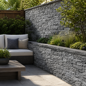 Exterior Wall Cladding <b>Stone</b> Veneer dark grey Slate Natural Slate Culture <b>Stone</b> - Product Image 5