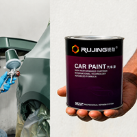 Pintura para Automóviles Color Plata 1K, Excelente Capacidad de Nivelación, Elimina los Defectos de Piel de Naranja en las Superficies Pintadas de Automóviles