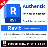 Genuino para Autocad 2025 2023 2022 2024 y Activación de licencia de software Revit Versión empresarial Correo electrónico personal en stock