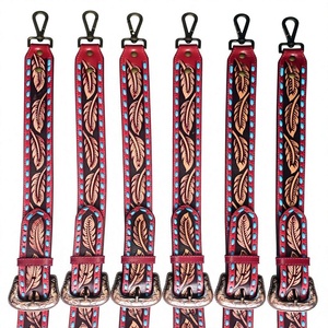 Cinturón de Cuero Vacuno Bordado a Mano BS INTERNATIONAL, Personalizado, Unisex, Ecológico, Casual, de una Sola Pieza, en Oferta - Product Image 3