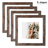 Bingkai Foto Kayu Oak Langsung dari Pabrik, Cetak UV, Vertikal, untuk Dekorasi Rumah, Hadiah, Eceran, Grosir