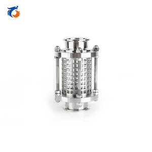304 316L صحي الفولاذ المقاوم للصدأ ثلاثي المشبك مستقيم نوع البصر الزجاج - Product Image 4
