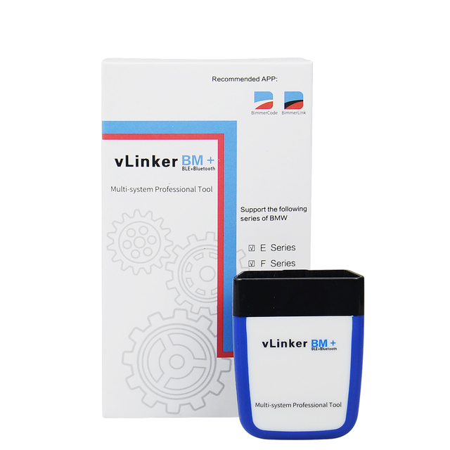 Original OBD2 Vgate VLinker BM+ ELM327 V2.2 for B-M-W Scanner Wifi OBD 2 Car Diagnostic ELM 327 Auto Tool for Android & IOS