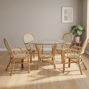 Albany <b>Bistro</b> <b>Dining</b> <b>Set</b> Elegant and Functional <b>Dining</b> <b>Set</b> for Modern <b>Dining</b> Spaces From Indonesian - Product Image 1