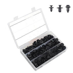 Clips de Expansión Automotrices Smooth Sailing, 160 Piezas, 3 Tipos, 60/40 PCD, Sujetadores para Automóviles, Ajuste Universal, Color Negro - Product Image 4