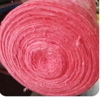 Isolation en fibre de verre R11 R13 R19 R20, couleur rose, blanche, noire, laine de verre isolante