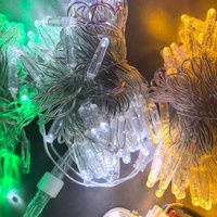 Guirlandes lumineuses LED en PVC imperméables IP65 pour usage extérieur, Ra80, blanc chaud, à intensité variable, décoration paysagère, Diwali, Inde, Noël, Ramadan, Eid
