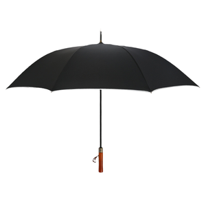 Parapluie de golf à manche droit 8K, logo personnalisé, taille, couleur, coupe-vent, pliable, minimaliste, fibre 190T, semi-automatique, 120 cm - Product Image 2