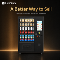 BANDENG 6610Pro 22T - Gabinete Elevador para Venta de Snacks y Bebidas, Ideal para Proyectos de Autoservicio con Sistema de Entrega Desmontable