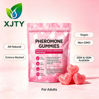 Gummies à la saveur de fruits rouges mélangés pour femmes, à base de plantes, pour l'équilibre (60 unités) - Complément vitaminique naturel enrichi en phéromones pour adultes
