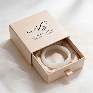 Caja de Joyería con Cajón, Caja de Regalo para Anillos y Pendientes, Caja de Papel Rígido Portátil con Asa de Cinta, Cajas de Regalo Extraíbles con Asa de Cinta - Product Image 2