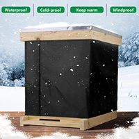 Isolierte Winter-Bienenstockabdeckung Wasserdicht Winddicht Leichtgewichtige Bienenstockhülle für 8- und 10-Rahmen-Bienenstöcke Imkereibedarf