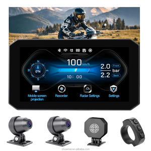 Navegador GPS Inteligente de 5.5" para Motocicleta OEM/ODM - CarPlay Inalámbrico y Android Auto - Pantalla Táctil HD Impermeable IP67 - Product Image 1