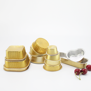 LOKYO récipients pour aliments chauds or soupe bol personnalisé en forme de coeur tasse gobelets en aluminium jetables - Product Image 2