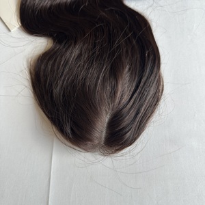 Parrucchino in <span class=keywords><strong>Capelli</strong></span> Umani Vergini Non Trattati 100% Allineati alla Cuticola, Base Sottile in PU, <span class=keywords><strong>Toupet</strong></span> in Poliuretano per Sostituzione <span class=keywords><strong>Capelli</strong></span> - Product Image 3