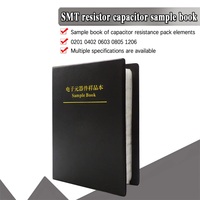 Résistance SMD 0201 0402 0603 085 1206 1% De nombreuses variétés condensateur résistance pack ingénieur composant professionnel livre d'échantillons