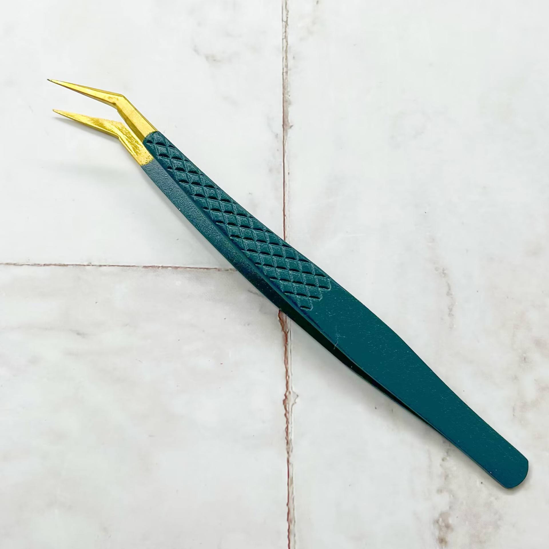 ( Sand Green Gold Mesh Pattern ) Extended Jinxi Clip