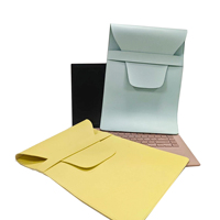 Portafolio de Oficina de Cuero PU de Alta Calidad, Carpeta Portátil para Documentos, Bolsa para Computadora, para Trabajo y Viajes
