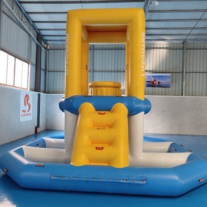 Torre de Salvavidas Inflable de PVC de 0.9mm para <span class=keywords><strong>Parque</strong></span> Acuático - Product Image 1
