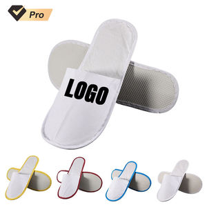 สีขาวสำหรับผู้ชายผู้หญิงวัสดุ <span class=keywords><strong>EVA</strong></span> เนื้อนิ่มพื้นรองเท้าโรงแรมกันลื่นออกแบบโลโก้ได้ตามต้องการ - Product Image 1