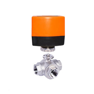 Клапан для очистки воды Winvall 3VDC из нержавеющей стали 3-ходовой шаровой клапан электрический SS 304/316 Трехходовой моторизованный резьбовой клапан - Product Image 4