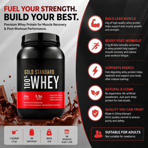 Bioby OEM Isolat de Protéine de Lactosérum en Poudre 24g Protéines 5.5g BCAA Supplément Protéiné pour la Récupération Musculaire Post-Entraînement 29 Portions - Product Image 2