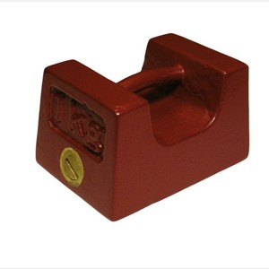 Akiyama Kogyo Poids en forme d'oreiller de 1 kg en acier inoxydable, standard d'étalonnage de précision - Product Image 3