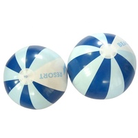 Ballon de plage gonflable promotionnel d'été en PVC coloré avec logo personnalisé, vente en gros, jouet de sport aquatique d'extérieur