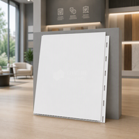 Panneaux muraux et de plafond en PVC à emboîtement, imperméables, en vinyle blanc, pour garage et entrepôt