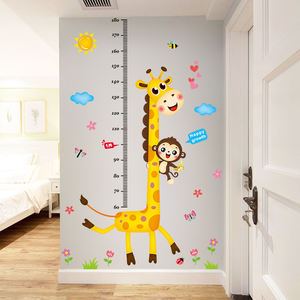 Giraffa Del Fumetto di <span class=keywords><strong>Casa</strong></span> <span class=keywords><strong>Casa</strong></span> Del Vinile Della Decorazione Crescere Altezza Righello Grafico Wall Stickers <span class=keywords><strong>per</strong></span> <span class=keywords><strong>la</strong></span> Camera Dei Bambini Decalcomanie della decorazione - Product Image 6