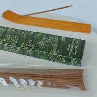 Varillas de Incienso Aromáticas para Interiores DSMR - Aroma Esencial, Fragancia Saludable, Madera Natural y Especias, Varillas Redondas de 23 cm, Uso en Todas las Estaciones