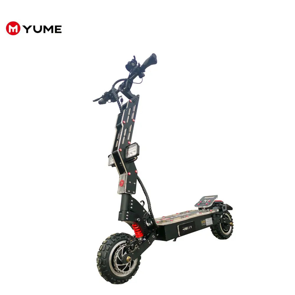 YUME M11 7000w संचालित 2 पहिया इलेक्ट्रो स्कूटर तह थोक खरीद मोटरसाइकिल इलेक्ट्रिक स्कूटर वयस्क के लिए बिक्री