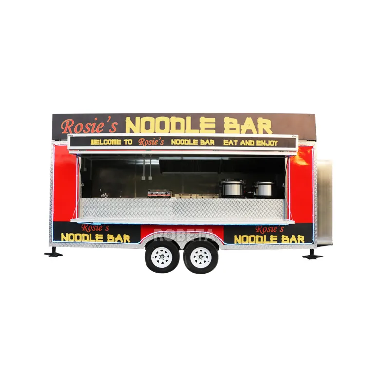 Mobile Nudel Bar Anhänger Coffee Shop Kiosk Restaurant Van Mobile Nudel Food Truck