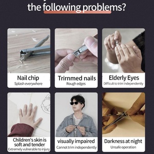 Cortauñas Eléctrico Recargable 2024 para Bebés y Adultos, Cortauñas para Bebés de Bajo Ruido, Máquina Automática de Manicura - Product Image 6