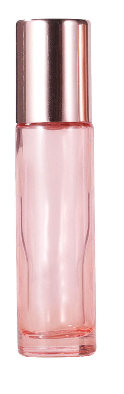 ขวดสีโรสโกลด์ใส