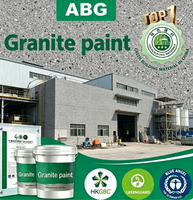 Revêtement mural liquide effet granit vieilli avec granulats décoratifs, revêtement granitique pour murs extérieurs publics et finitions murales extérieures d'usines