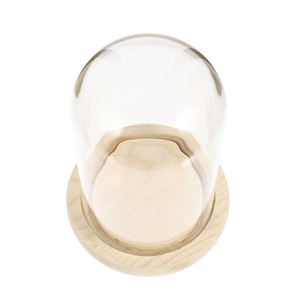 Wholesale Modern Waterproof Display <b>Box</b> Custom Artificial Rose Flower Glass Dome for Holiday <b>Gifts</b> Home Decor - Product Image 2