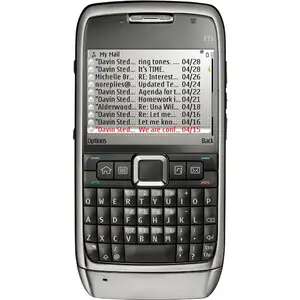 Teclado original barato 3G QWERTY com barra clássica desbloqueado para celular E71 Handset por correio, frete grátis