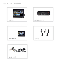 Moniteur de voiture Octi-View 10 avec DVR intégré, prise en charge de la carte SD Max 256 Go et de la caméra de recul AHD 8 PCS 1080P