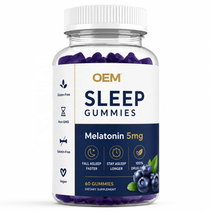 Gomitas de Melatonina Dio OEM ODM para Dormir, Veganas, Sin Gluten, Sin OMG, Sin Fármacos, Suplemento Relajante para Adultos - Product Image 3
