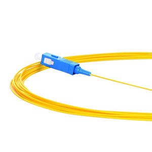 Fibra Óptica de Distribución, Pigtail SC/UPC de 1M, 9/129, Amarillo, Fibra de Fusión de 0.9MM - Product Image 3