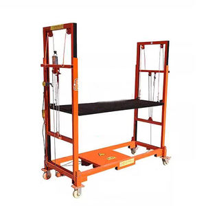 Elevador eléctrico móvil hidráulico FANGGONG para hombre, capacidad <span class=keywords><strong>de</strong></span> 300KG, <span class=keywords><strong>alquiler</strong></span> <span class=keywords><strong>de</strong></span> andamio plegable para construcción, mesas elevadoras <span class=keywords><strong>de</strong></span> edificios - Product Image 5