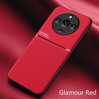 Pour Realme C35 N35 11 Pro Plus étui de luxe voiture support magnétique étui en cuir pour Realme 11 11Pro + 5G IQS design voiture étui magnétique