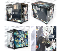 Customized M-ATX Sea View Room Visualization New Design Computer Case Cool Towers PC Case Featuring Character Themed Metal